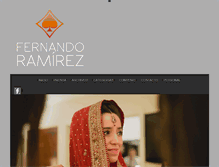 Tablet Screenshot of fernandoramirezfoto.cl